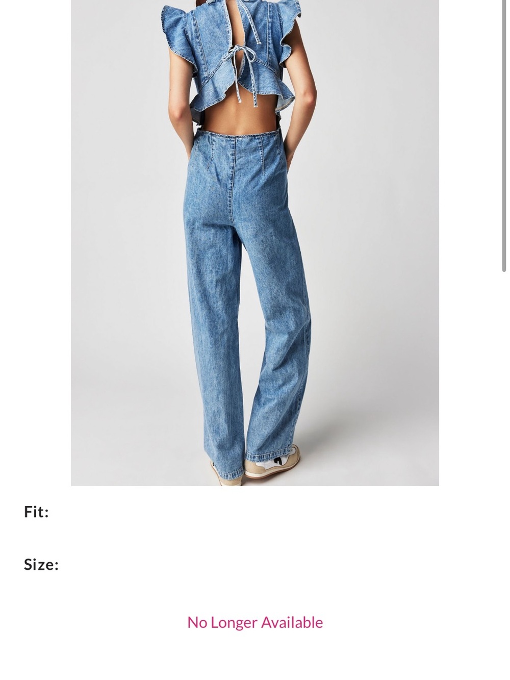 We The Free Bite Jumpsuit with Pockets - Picture 4 of 4